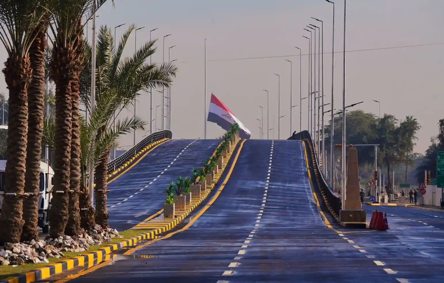 افتتاح جسر.المصدر:رئاسة الوزراء