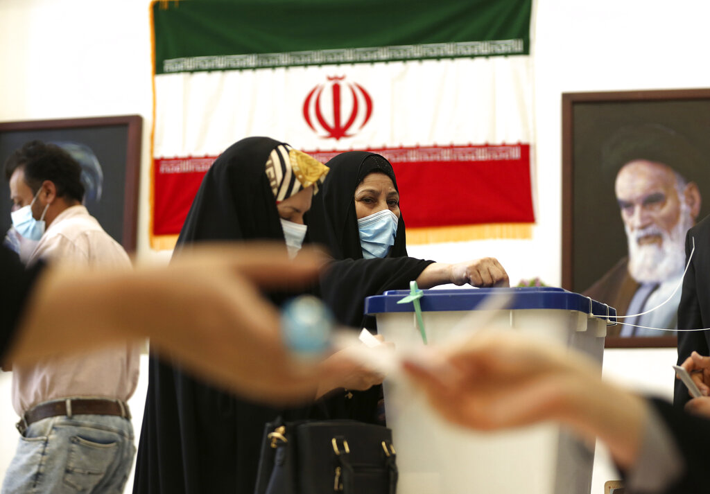 الانتخابات في ايران.المصدر:AP