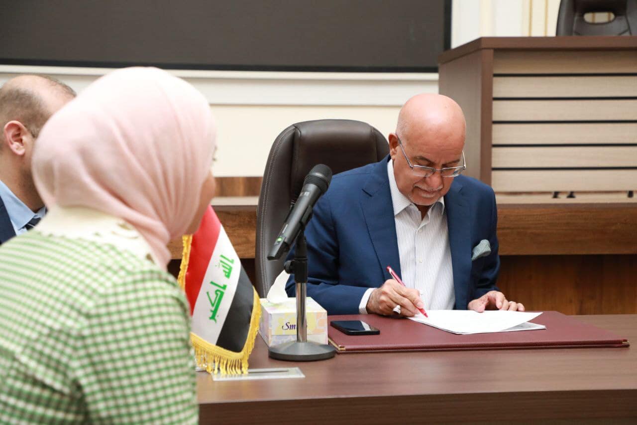 وزير الصحة العراقي صالح مهدي الحسناوي.المصدر:وزارة الصحة