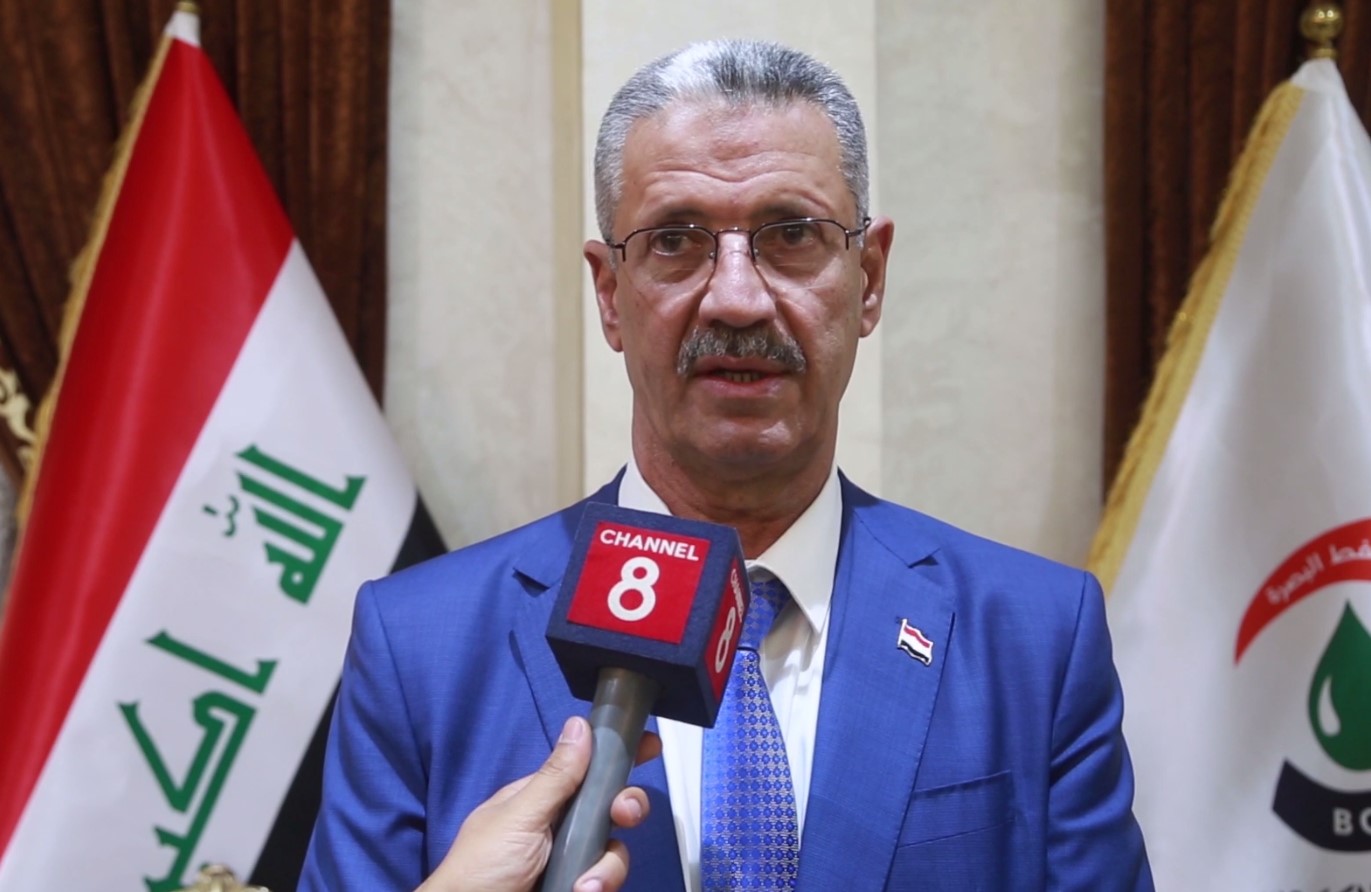 وزير النفط العراقي حيان عبدالغني.المصدر:قناة الثامنة