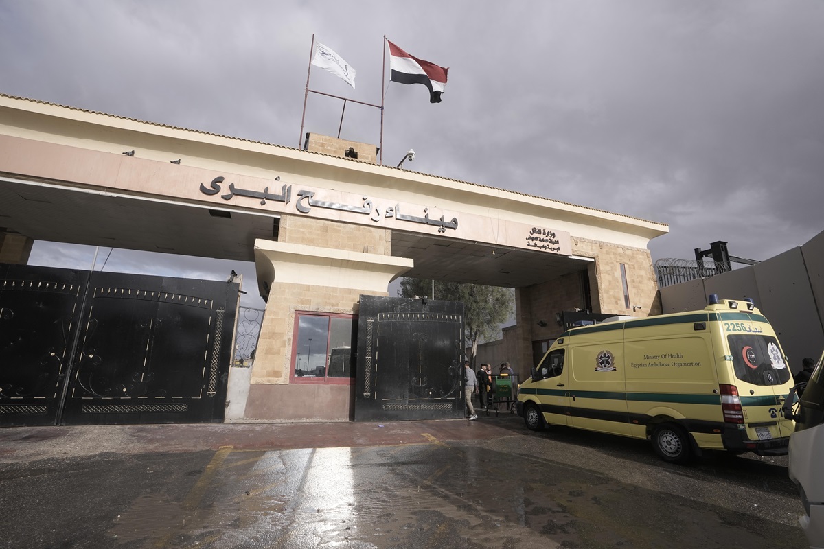 معبر رفح، الجانب المصري. المصدر AP