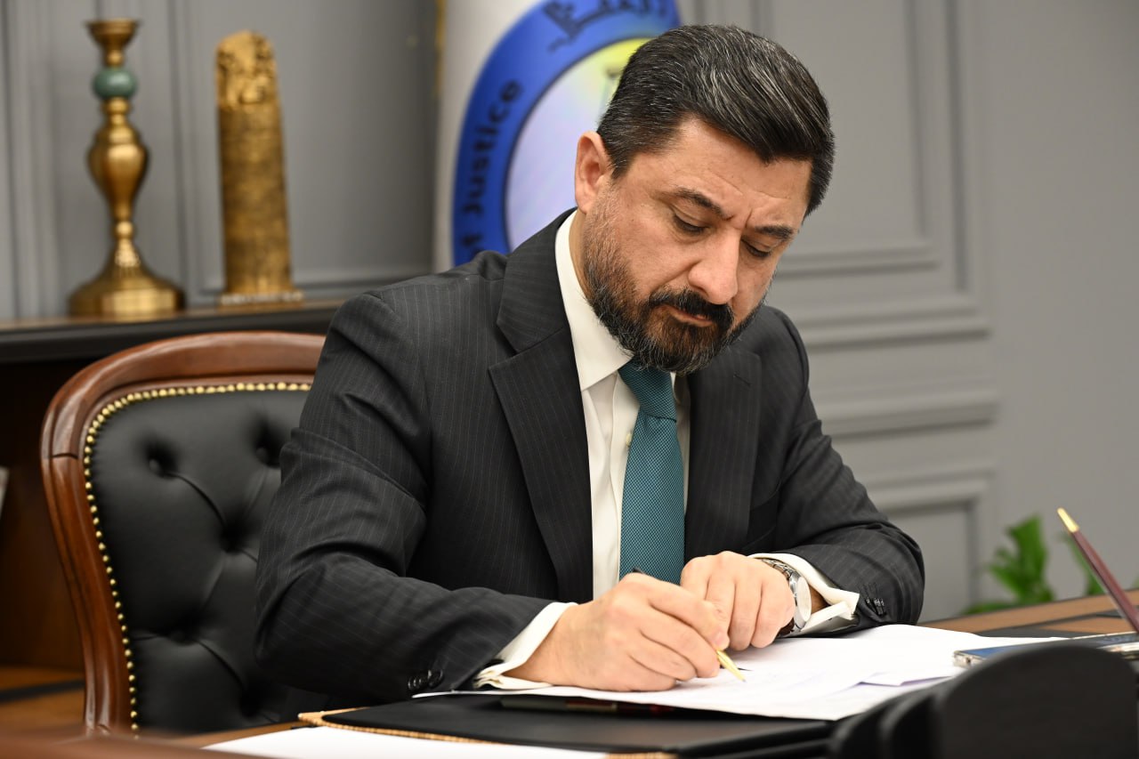 وزير العدل العراقي خالد شواني.المصدر:وزارة العدل