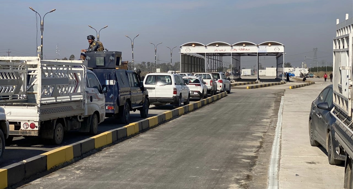أحد سيطرات مداخل العاصمة بغداد