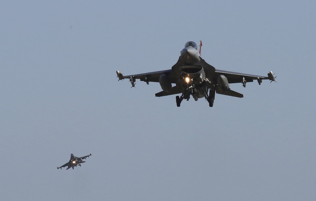 طائرات مقاتلة من طراز F-16 تابعة للقوات الجوية الأمريكية. المصدر(AP)