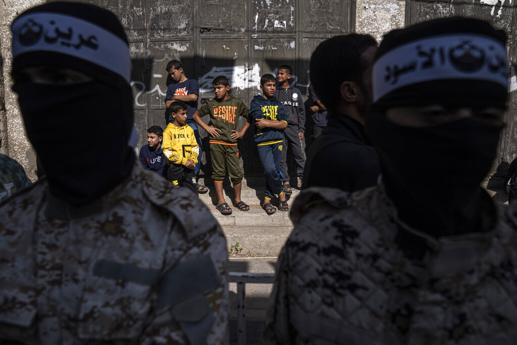 أنصار حركة حماس الفلسطينية.المصدر:AP