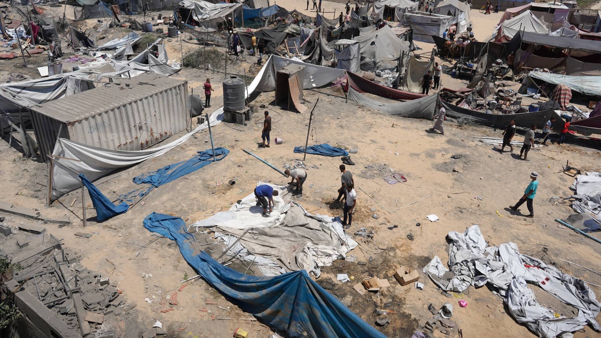 قصف إسرائيلي يستهدف قطاع غزة..  المصدر (AFP)