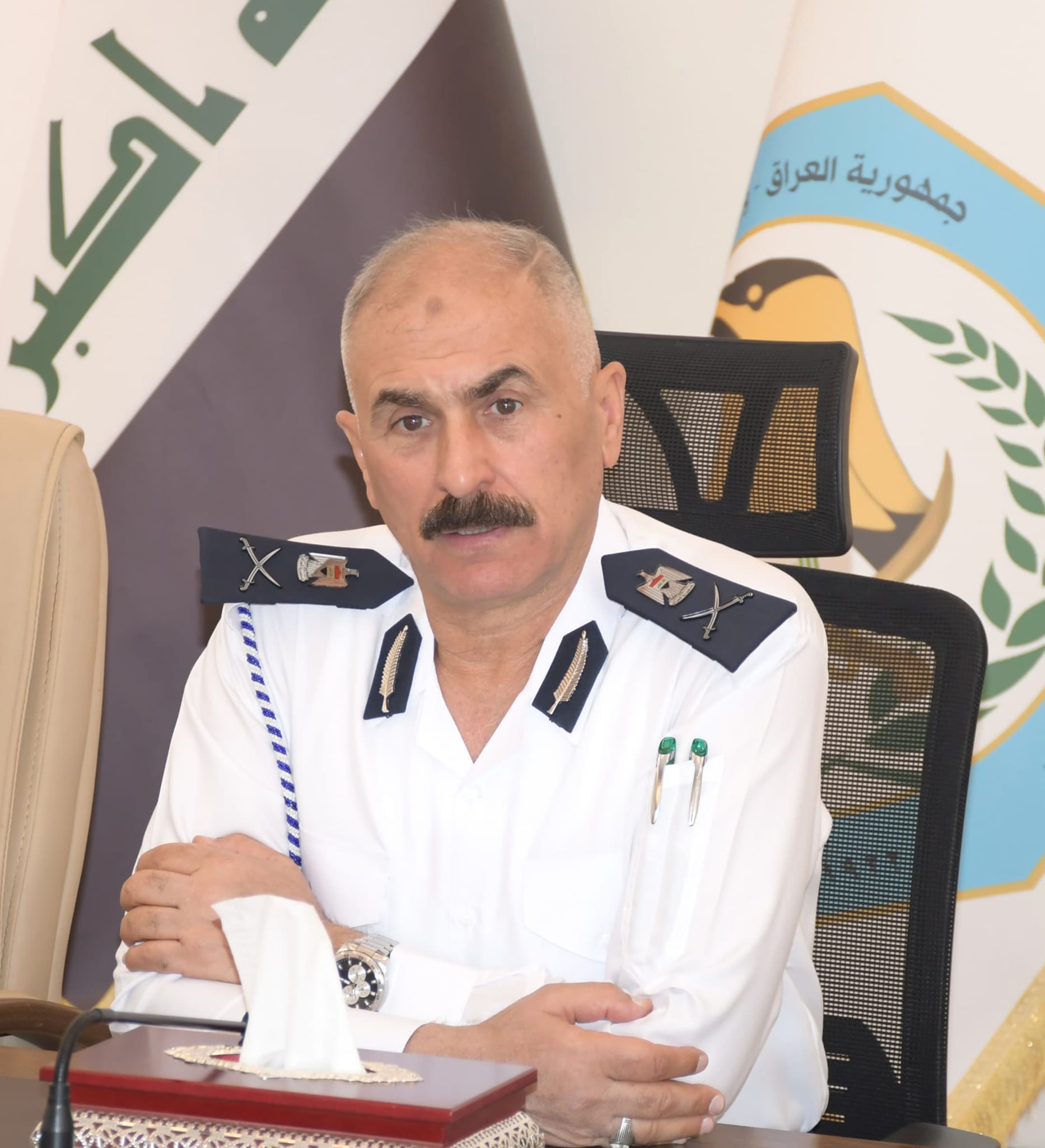  مدير المرور العام
اللواء الحقوقي رعد مهدي عبد الصاحب-وسائل اعلام