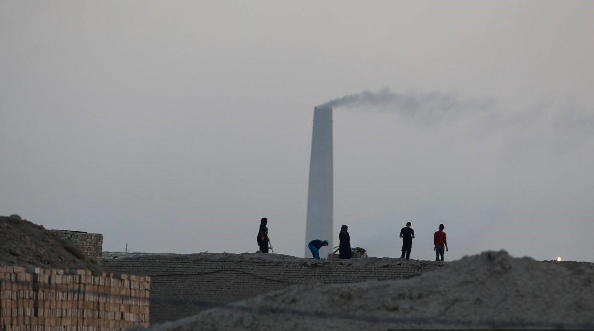 معمل طابوق في بغداد