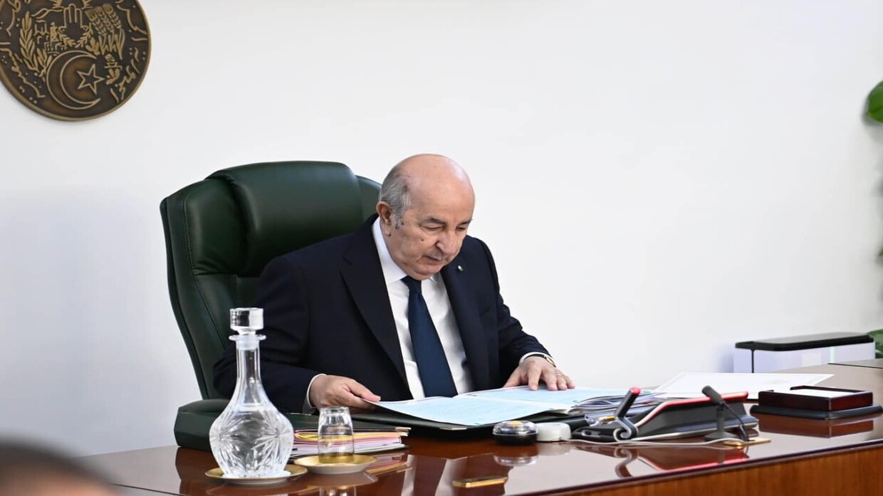 الرئيس الجزائري عبد المجيد تبون 