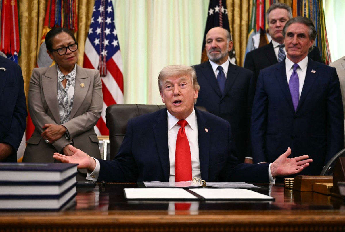 US President Donald Trump speaks before signing a proclamation in the Oval Office of the White House in Washington, DC, on June 11, 2026. (Photo by Kent NISHIMURA / AFP)