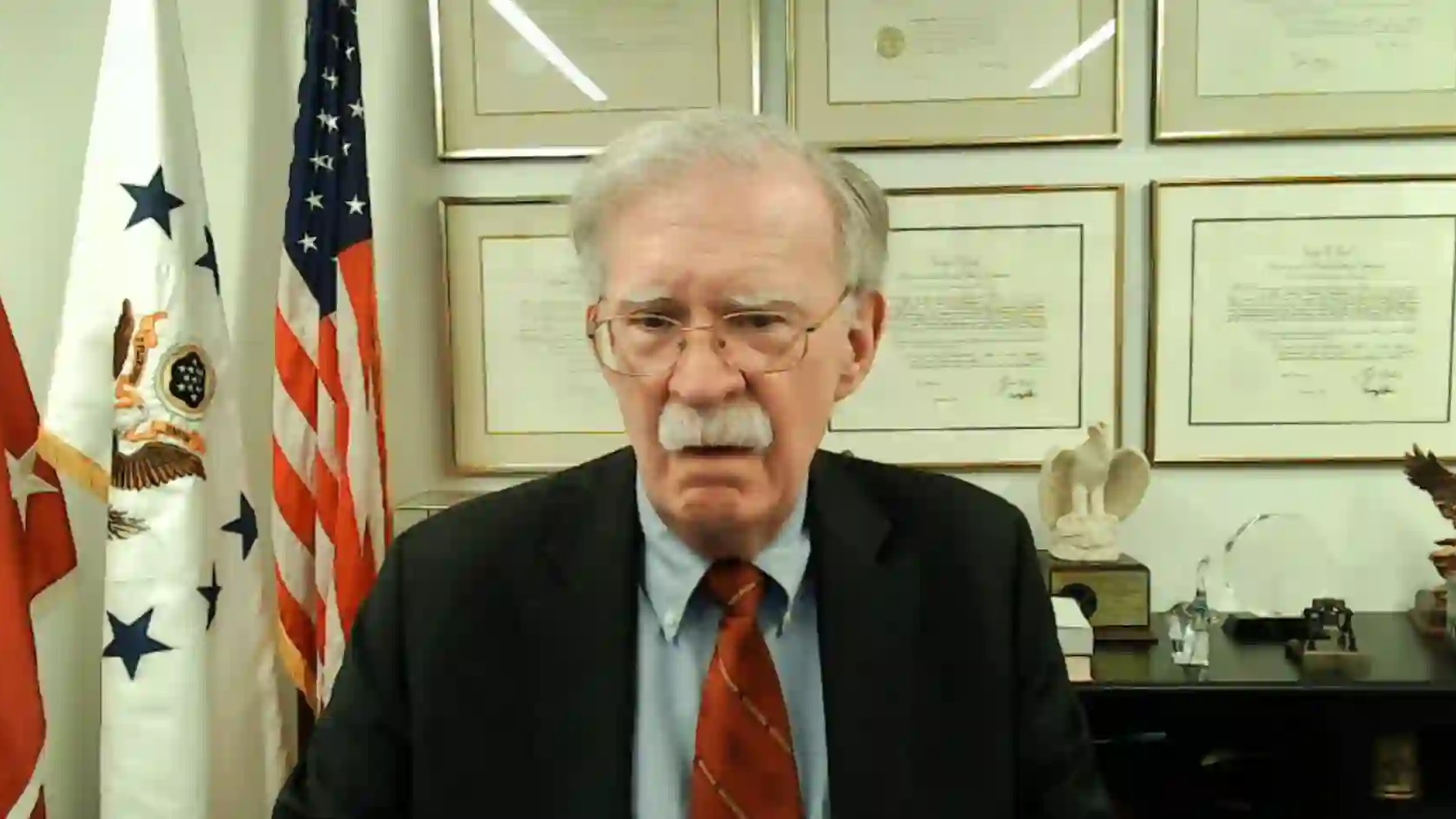 Former US national security advisor John Bolton. Photo: Channel8
