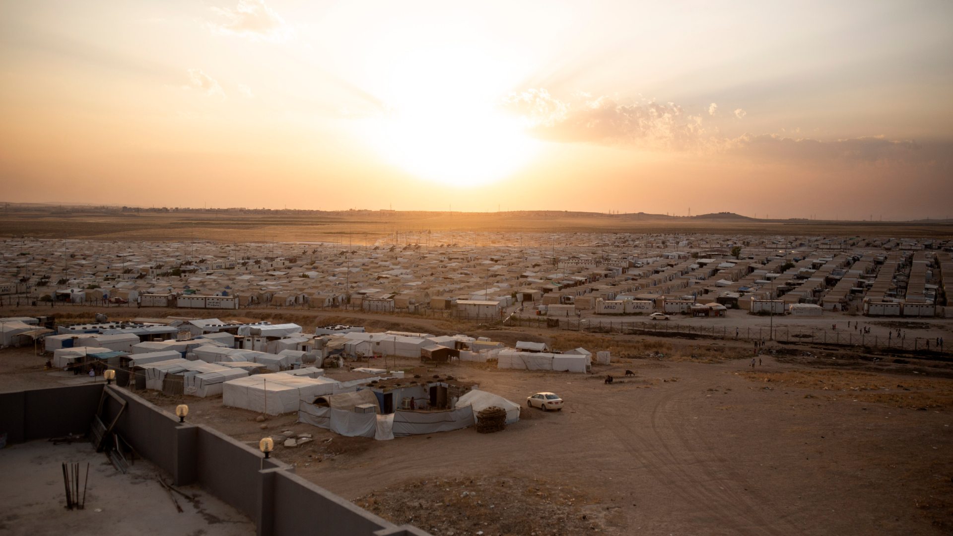 Sharia Camp in Duhok province. Photo: AP