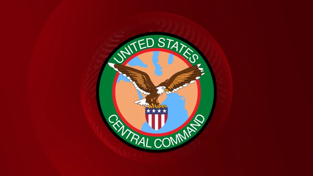 The logo of U.S. Central Command (CENTCOM)