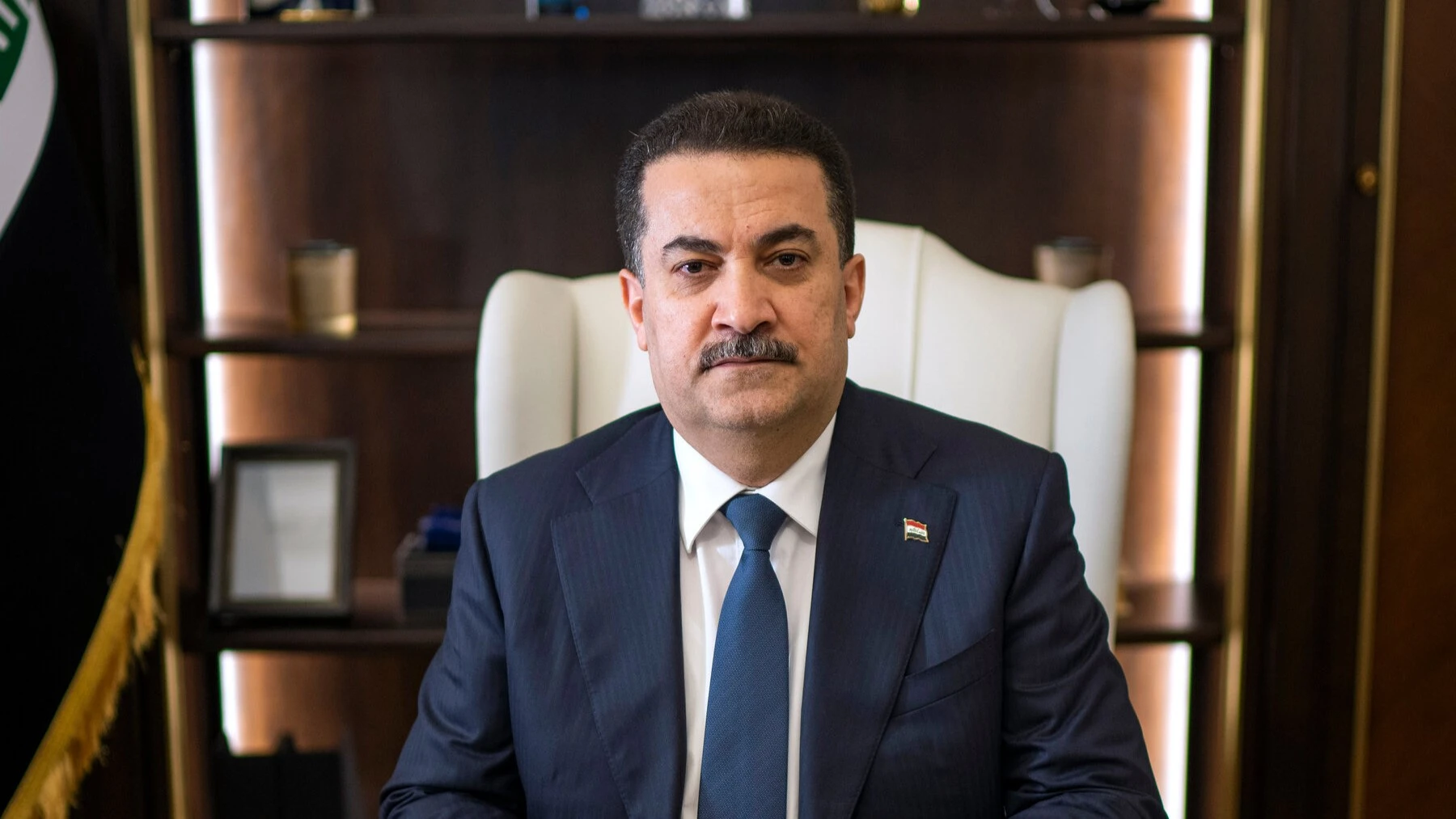 Iraqi Prime Minister Mohammed Shia al-Sudani. Photo: AP / Jerome Delay
