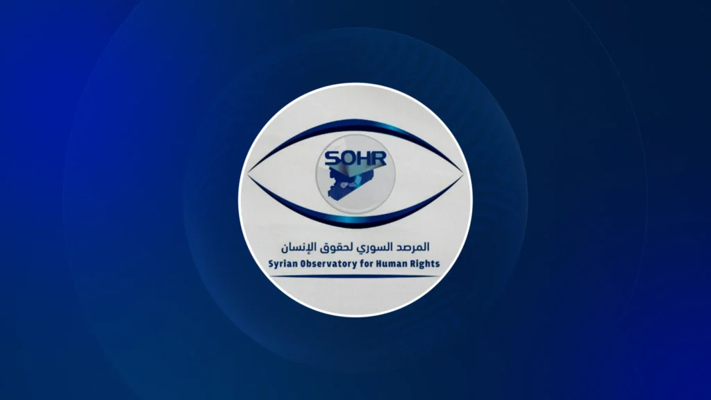 Syrian Observatory for Human Rights (SOHR) logo.