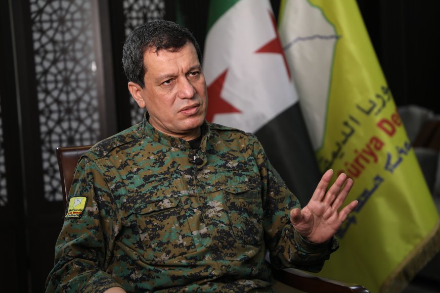 Syrian Democratic Forces (SDF) Commander-in-Chief Mazloum Abdi