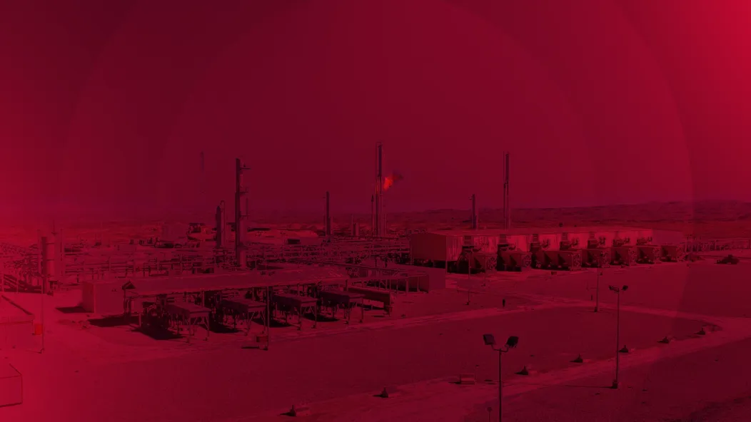 Kormor gas field in Chamchamal, Sulaymaniyah.