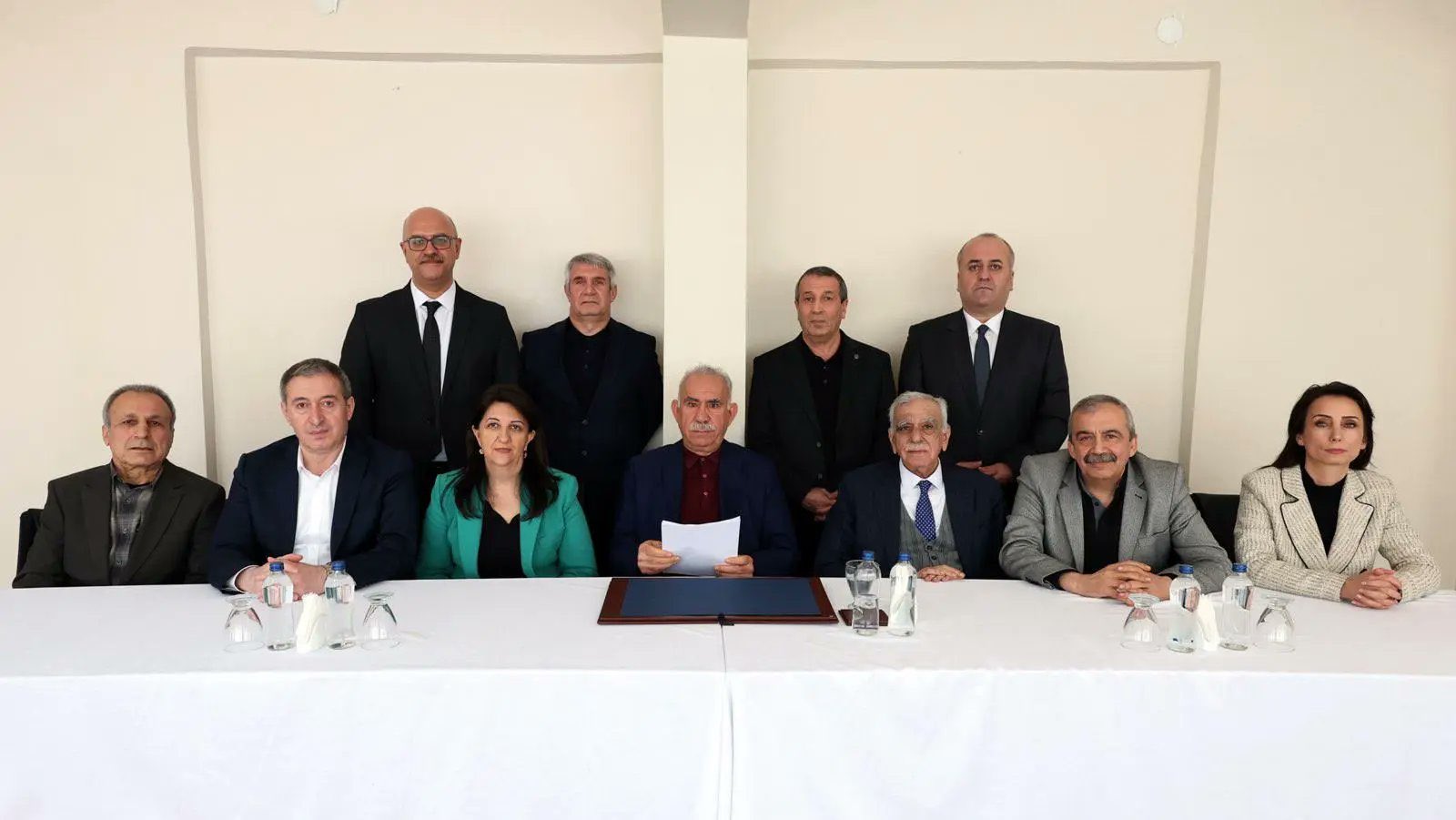 The latest photo of Abdullah Ocalan, the leader of the PKK.  