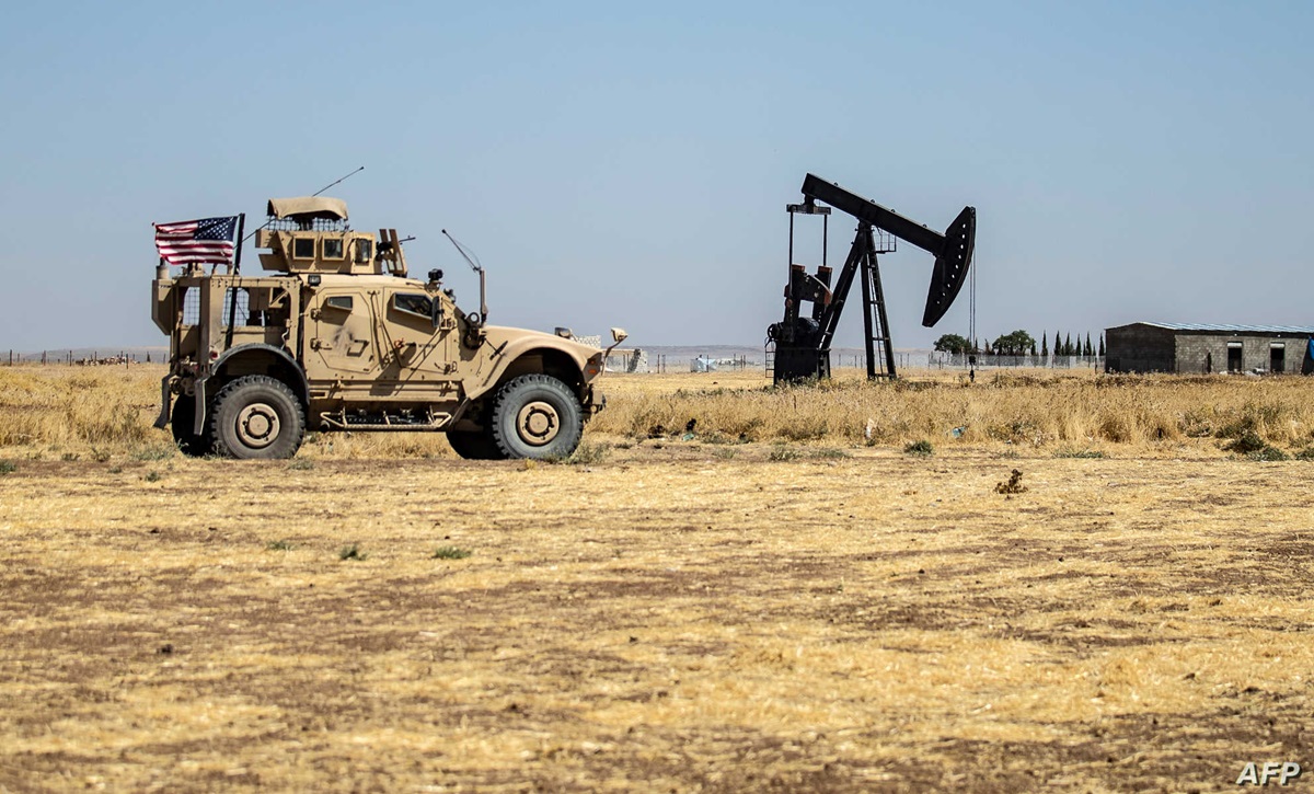 One of the oil wells in Rmelan, Rojava. Photo: AFP