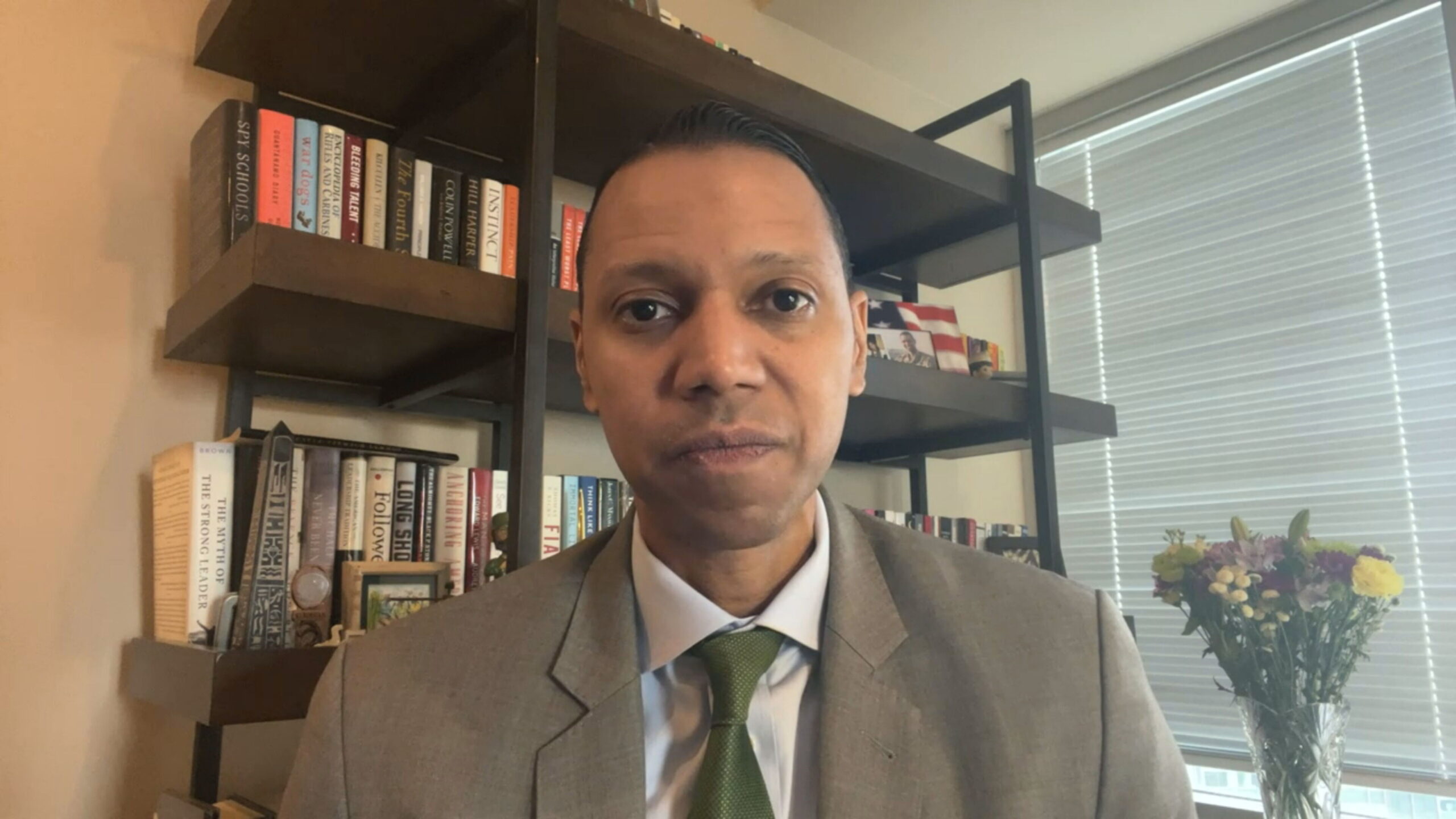 Myles Caggins, the spokesperson for The Association of the Petroleum Industry of Kurdistan (APIKUR). Photo: Channel8