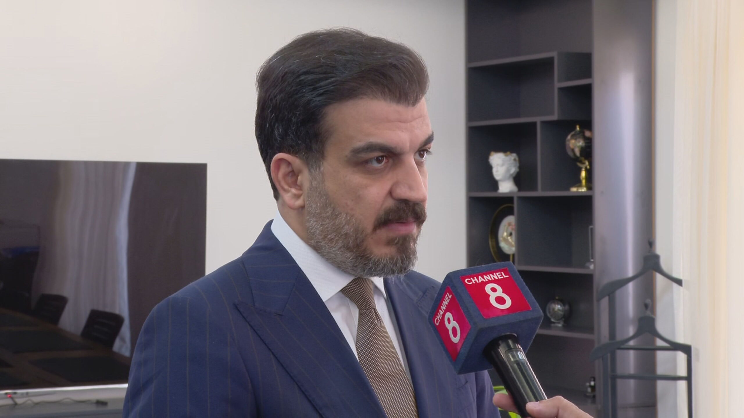 Peshawa Hawramani, spokesman for the Kurdistan Regional Government (KRG). Photo: Channel8