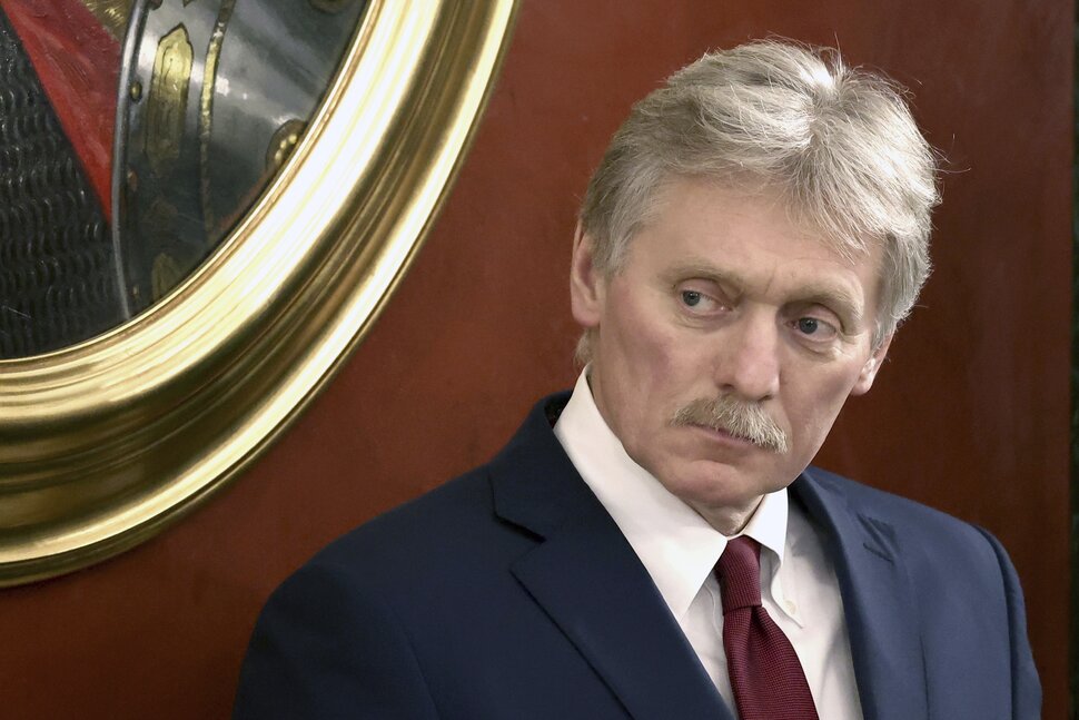 Kremlin spokesman Dmitry Peskov. Photo: AP / Valery Sharifulin