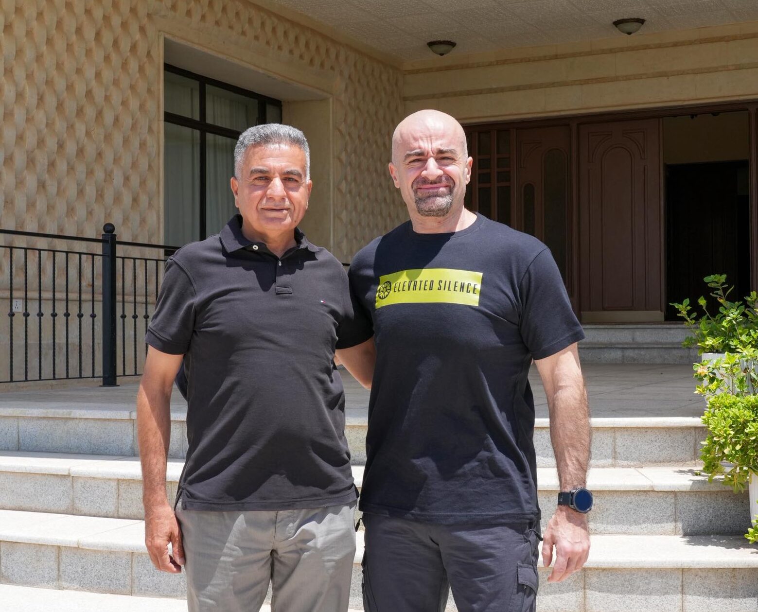 PUK President Bafel Jalal Talabani met with Staff Major General Omar Salih, Commander of Unit 70 Forces, on May 27, 2025. Photo: Bafel Jalal Talabani via social media