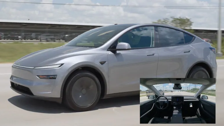The vehicle reached a max speed of 72 miles per hour.