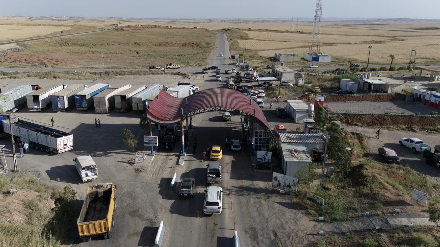 One of the border checkpoints in Iraq.