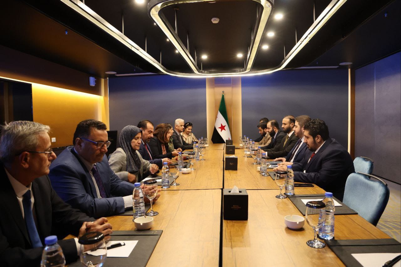 The meeting etween delegation of Autonomous Administration and Syrian Transitional Government on 1 june 2025