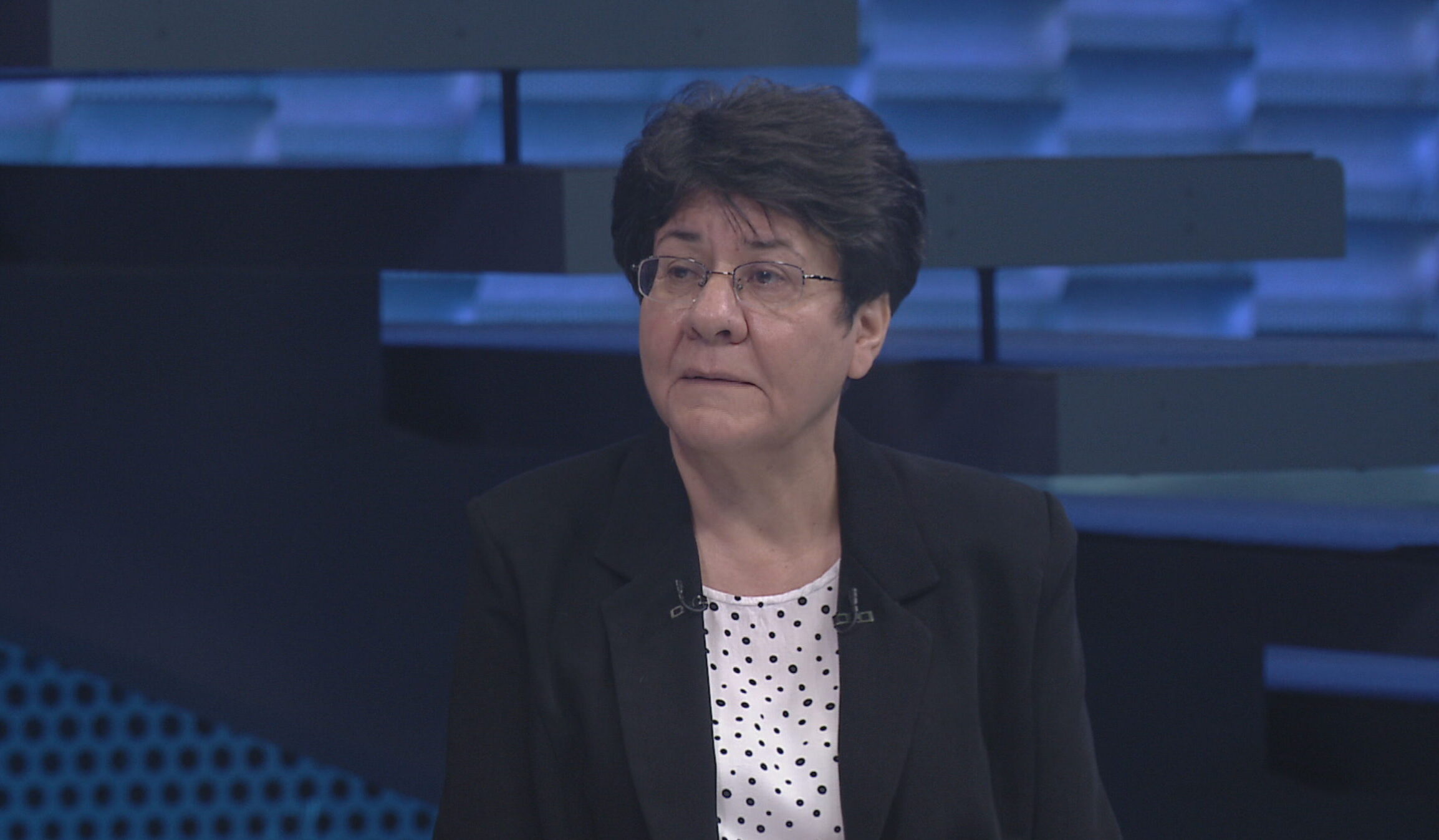 Kwestan Mohammed, KRG Minister of Labour and Social Affairs, speaks during an interview with Channel8 on 2 July 2025. Photo: Channel8