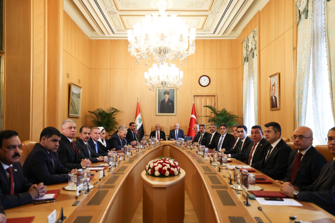 Iraqi and Turkish Parliament Speakers Meet with Delegations in Ankara. Photo: AA