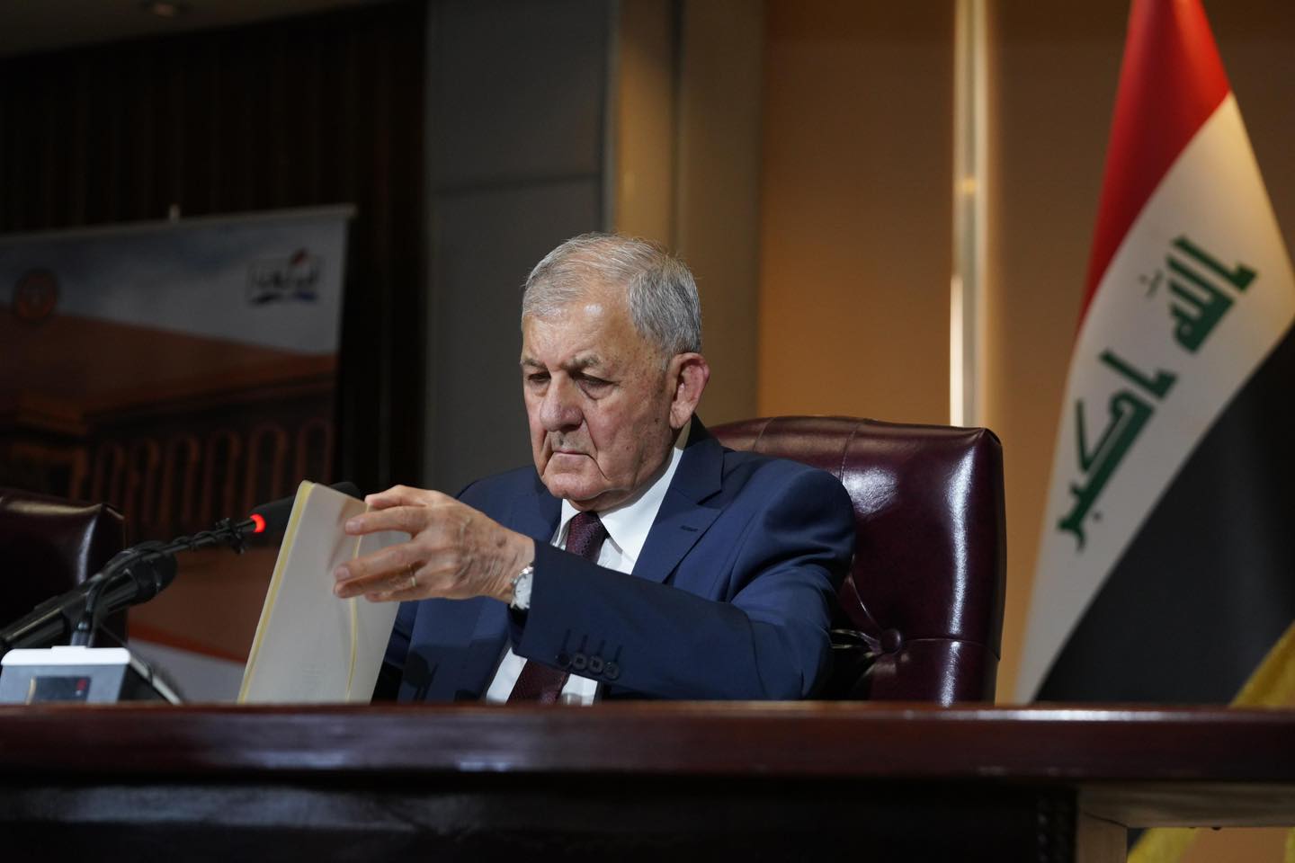 Abdul Latif Jamal Rashid, Iraqi President. Photo: Iraqi Presidency