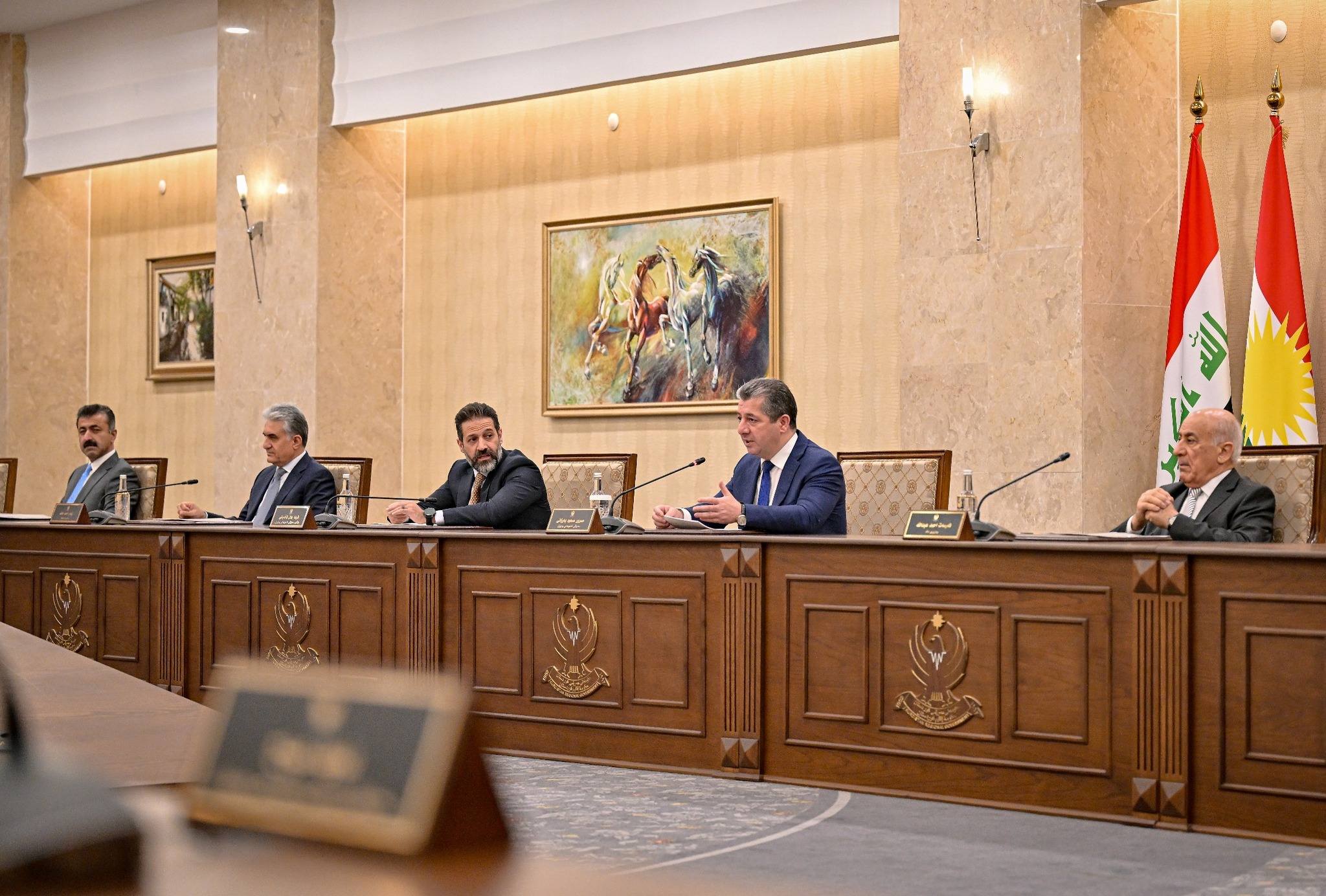 Kurdistan Region Council of Ministers convenes July 16, 2025. Photo: KRG
