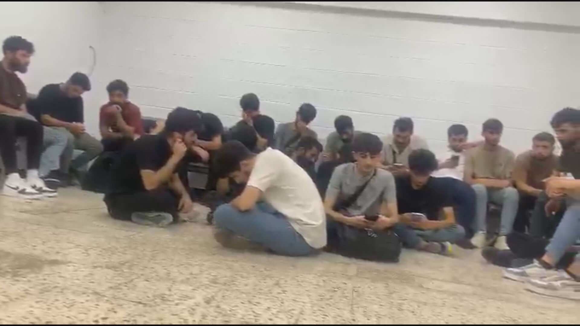 Kurdish migrants in Lybia. Photo: Channel8 