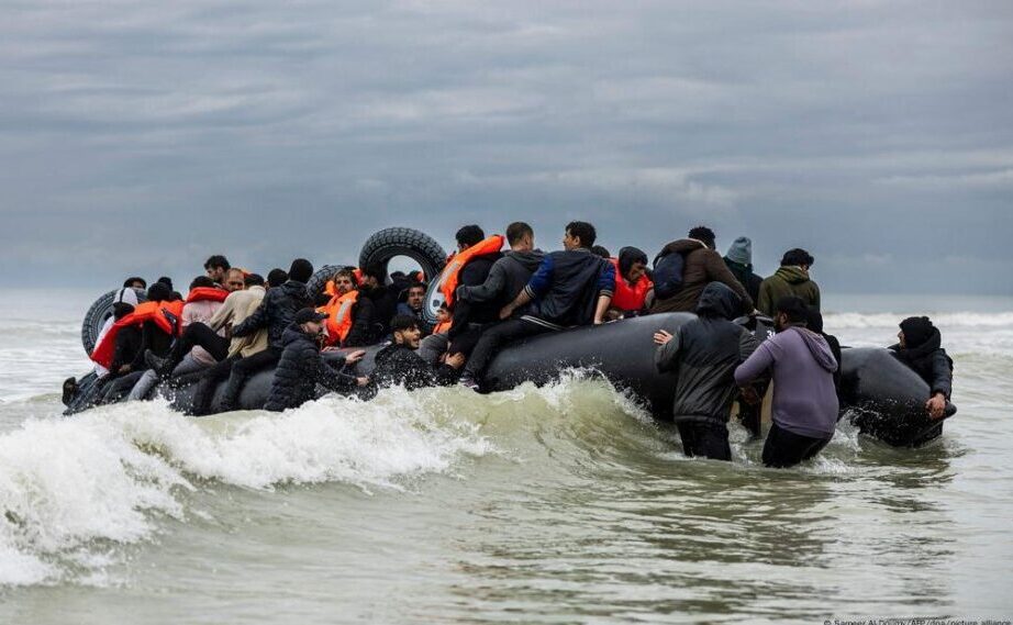 UK Home Office figures show nearly 20,000 people crossed the English Channel by small boats in the first half of 2025. Photo: Sameer Al-Doumy / AFP