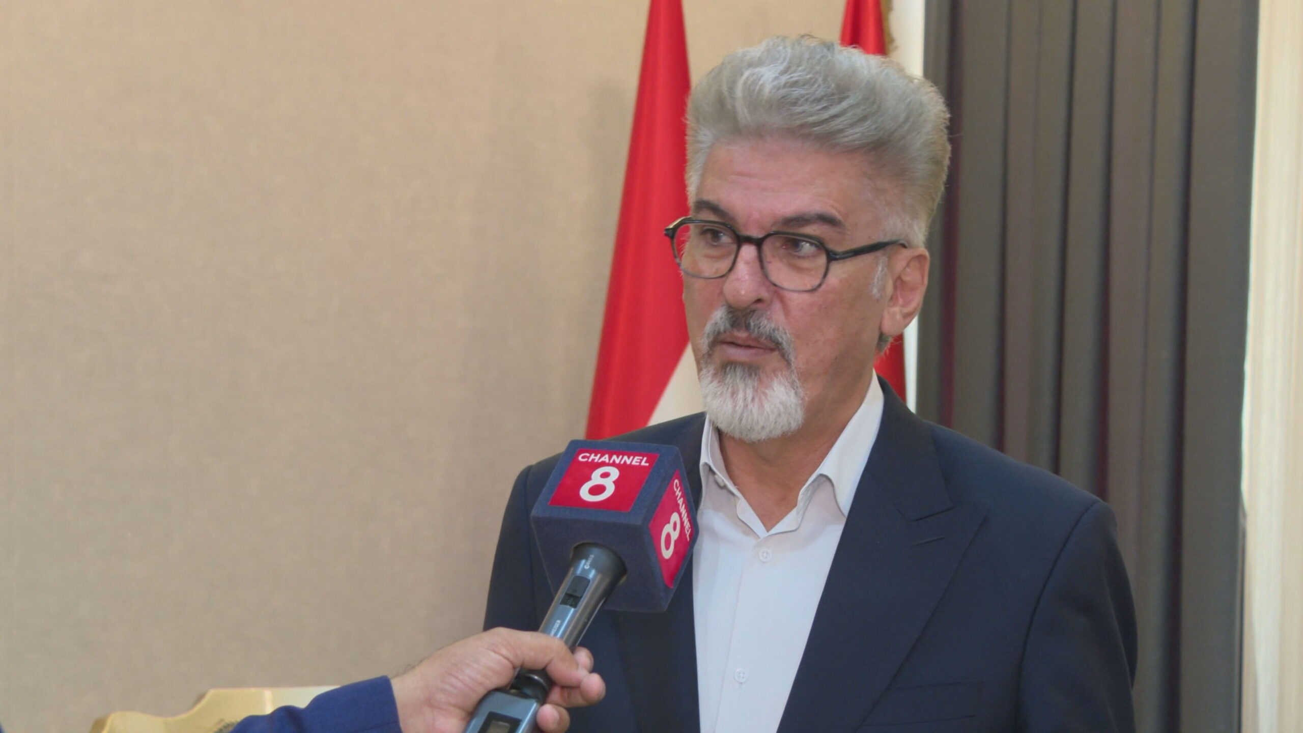 Saman Siwaili, spokesperson of the Ministry of Education of the Kurdistan Region Government. Photo: Channel8 