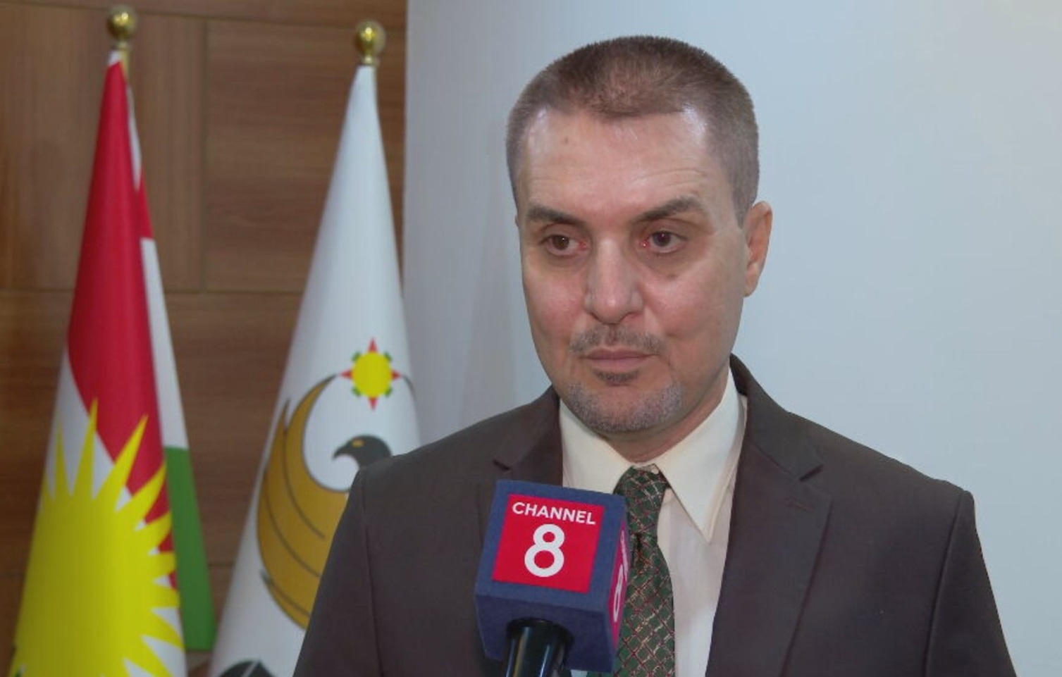 Hassan Sartip, the General Director of Curriculum at the Kurdistan Regional Government’s Ministry of Education. Photo: Channel8 