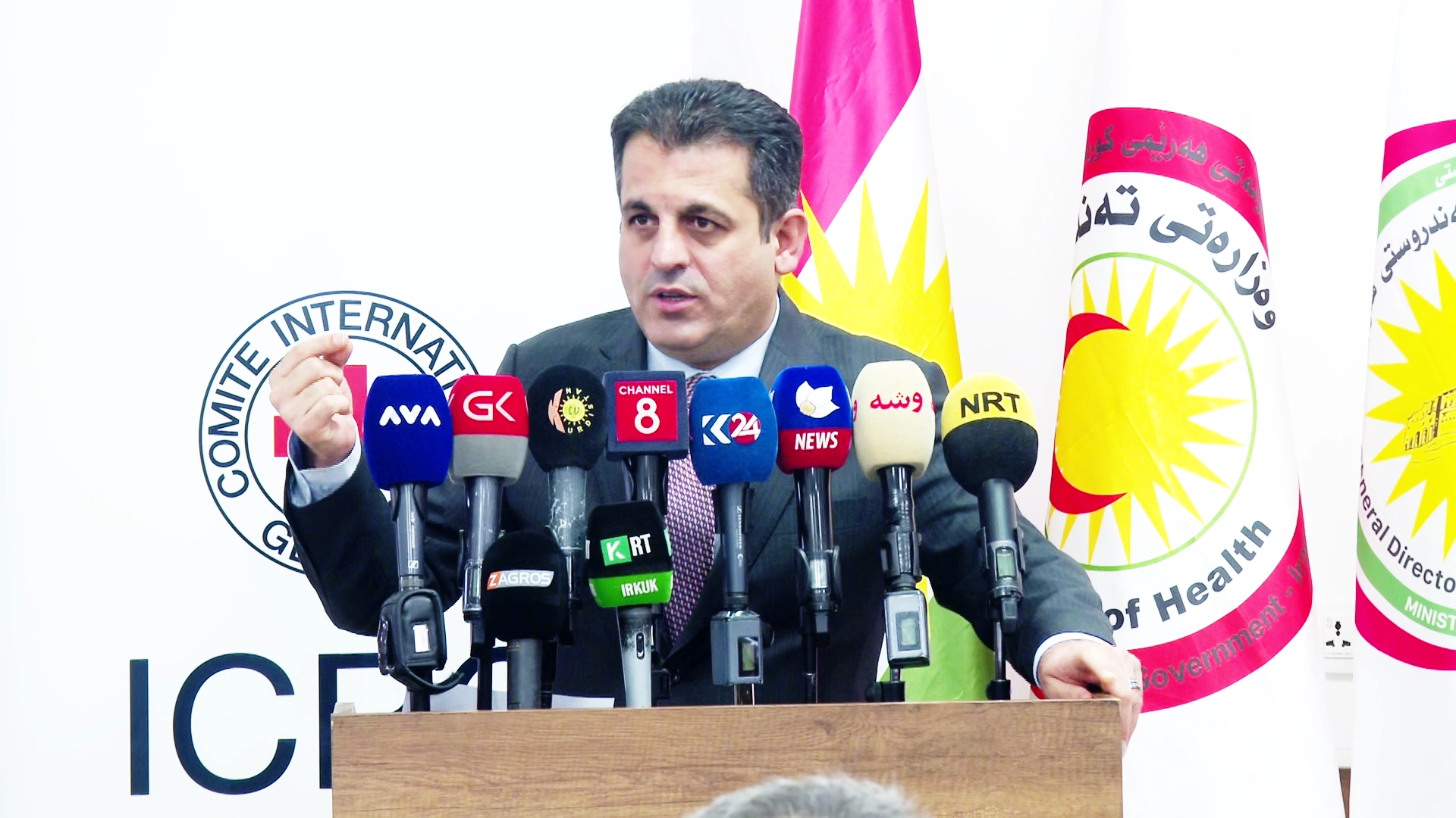 KRG Health Minister Saman Barzinji