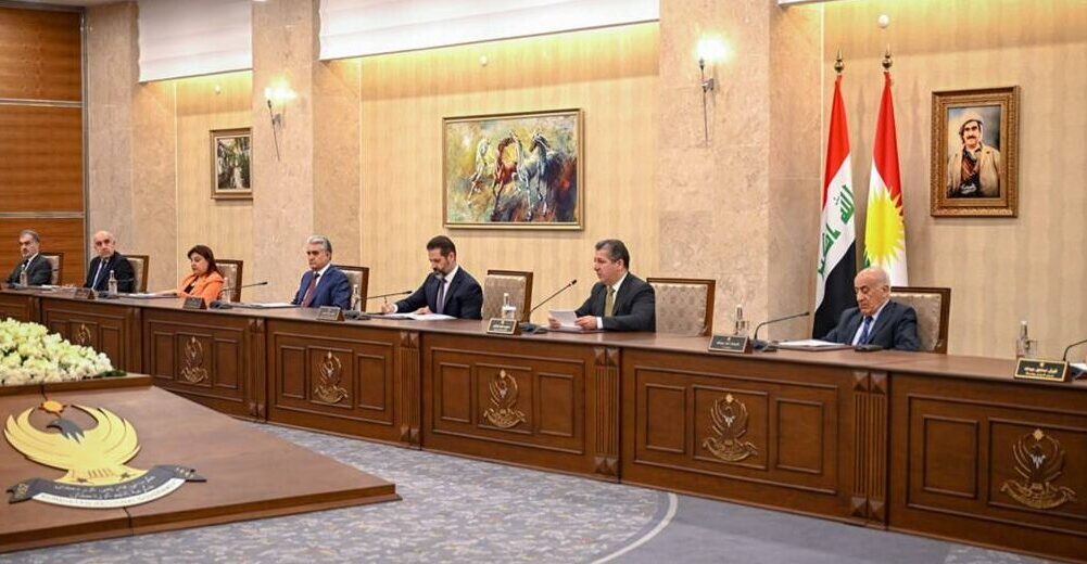 KRG Council of Ministers Convenes on 3 September 2025. Photo: Kurdistan Regional Government


