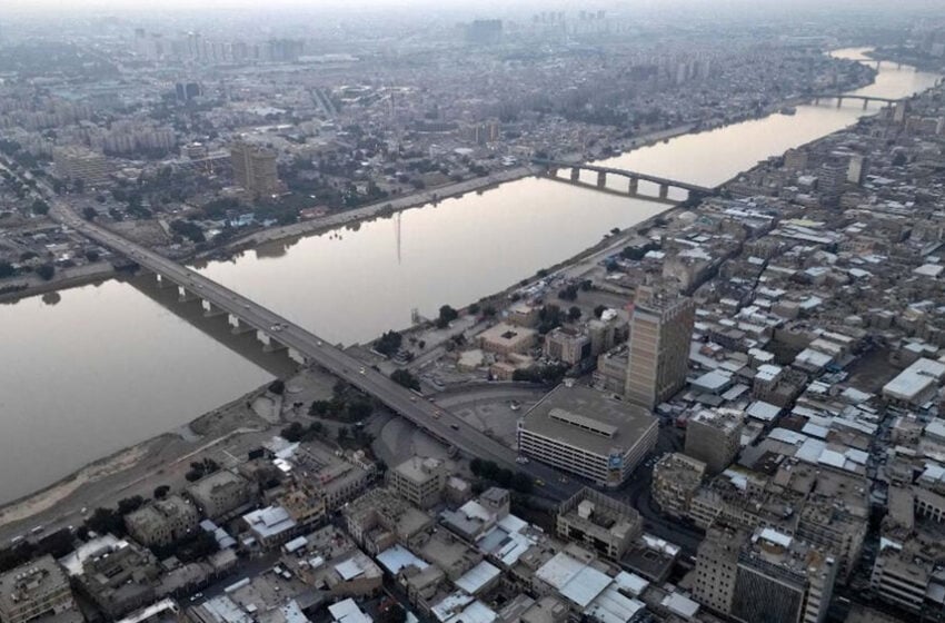An aerial view of Baghdad. Photo: AFP


