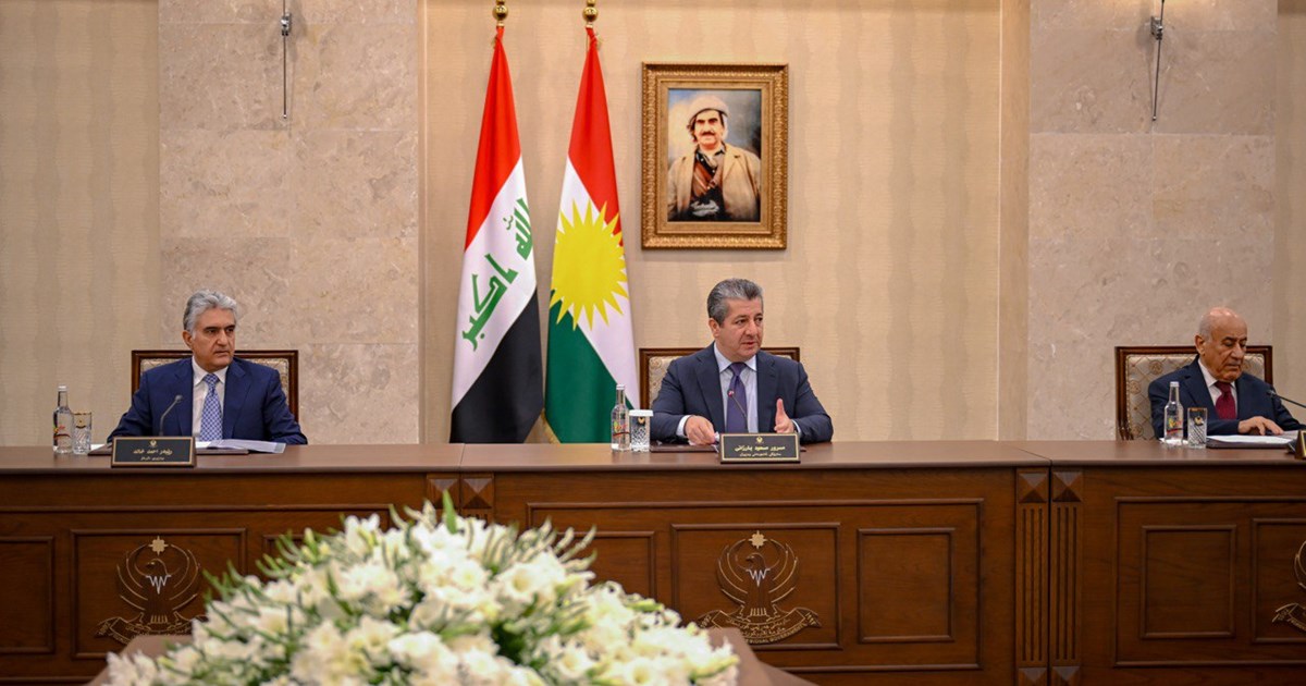 The KRG Council of Ministers convenes on 17 September 2025. Photo: Kurdistan Regional Government