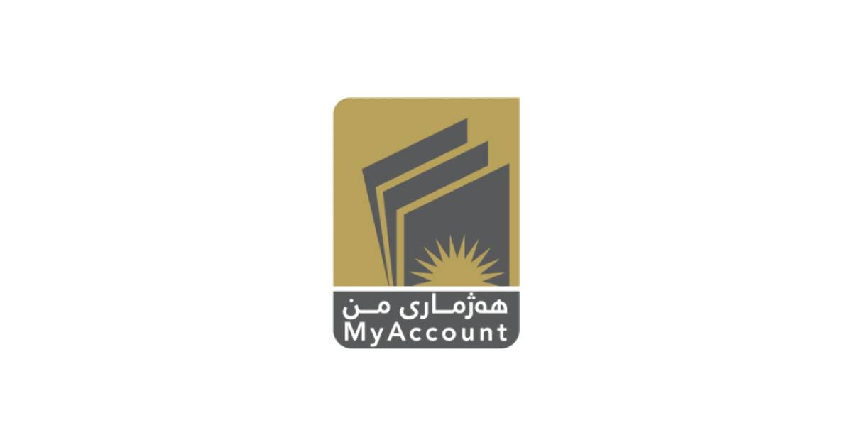The official logo of the Kurdistan Regional Government's MyAccount initiative 
