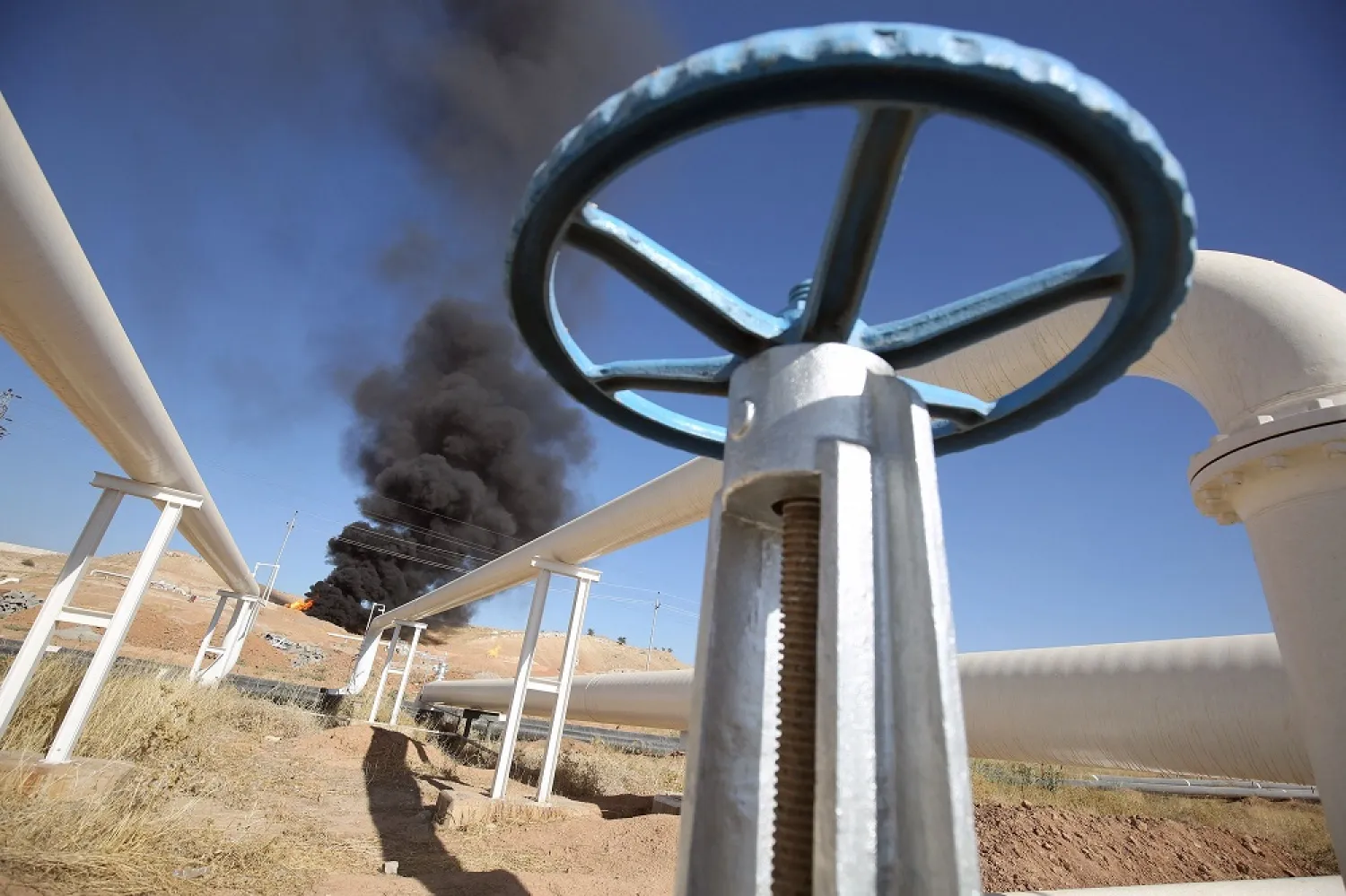The Havana oil field in Kirkuk. Photo: AFP




