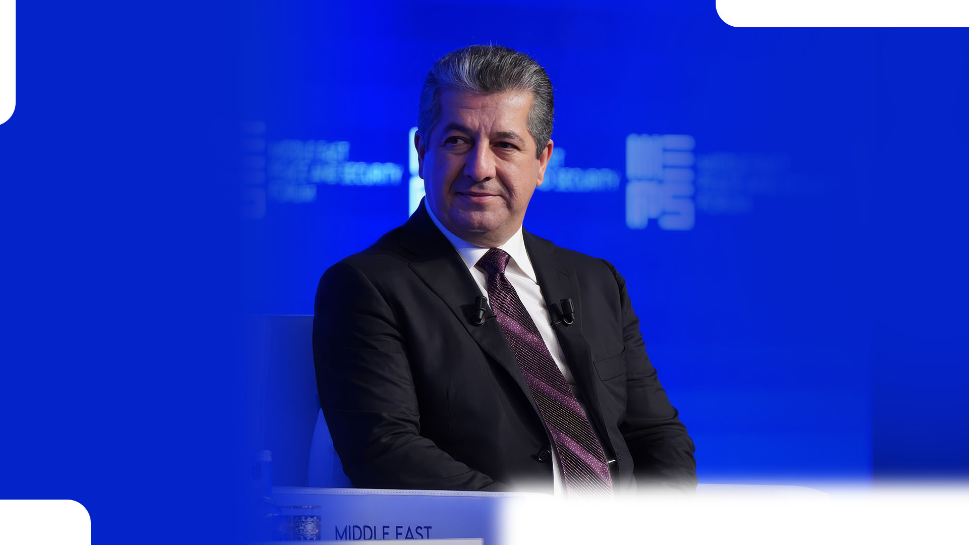 (KRG) Prime Minister Masrour Barzani