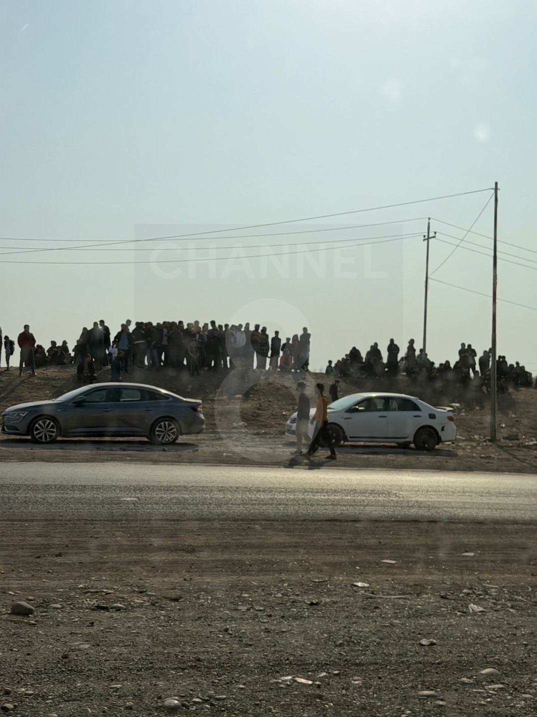 The residents of Lajan village in Erbil are being evacuated by security forces on 1 December 2025



