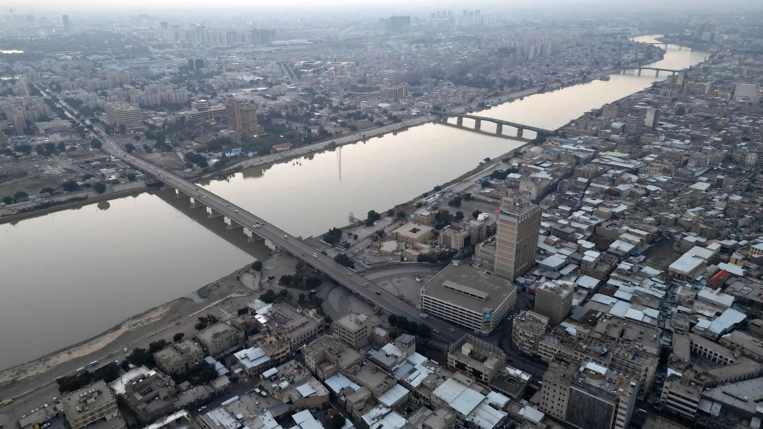 Aerial view of Baghdad, the capital city of Iraq. Photo: AP

