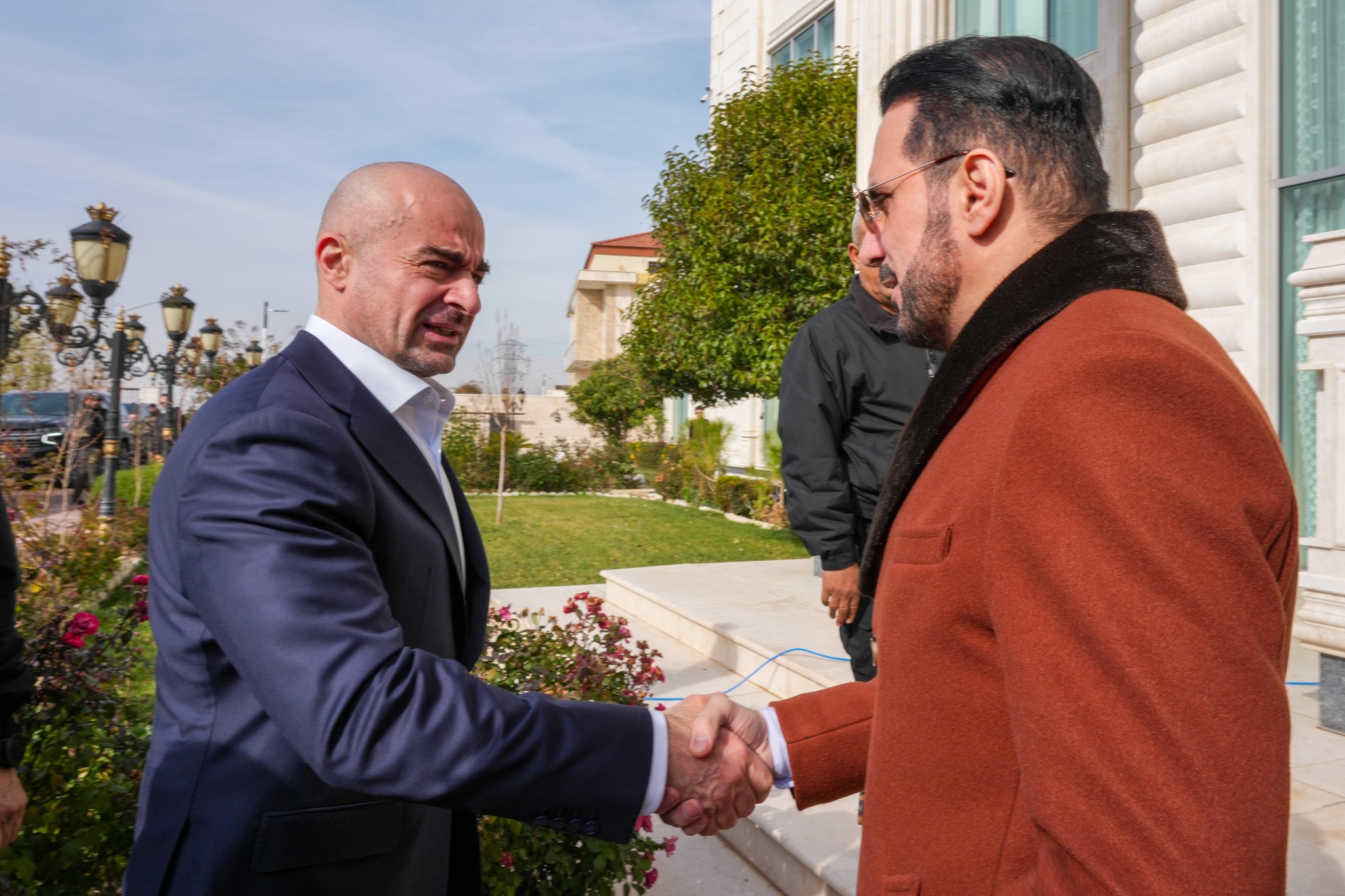 Bafel Talabani, President of the Patriotic Union of Kurdistan (PUK), meets with Shaswar Abdulwahid of the New Generation Movement to discuss their proposal, government formation, and the reactivation of parliament on 17 January 2026


