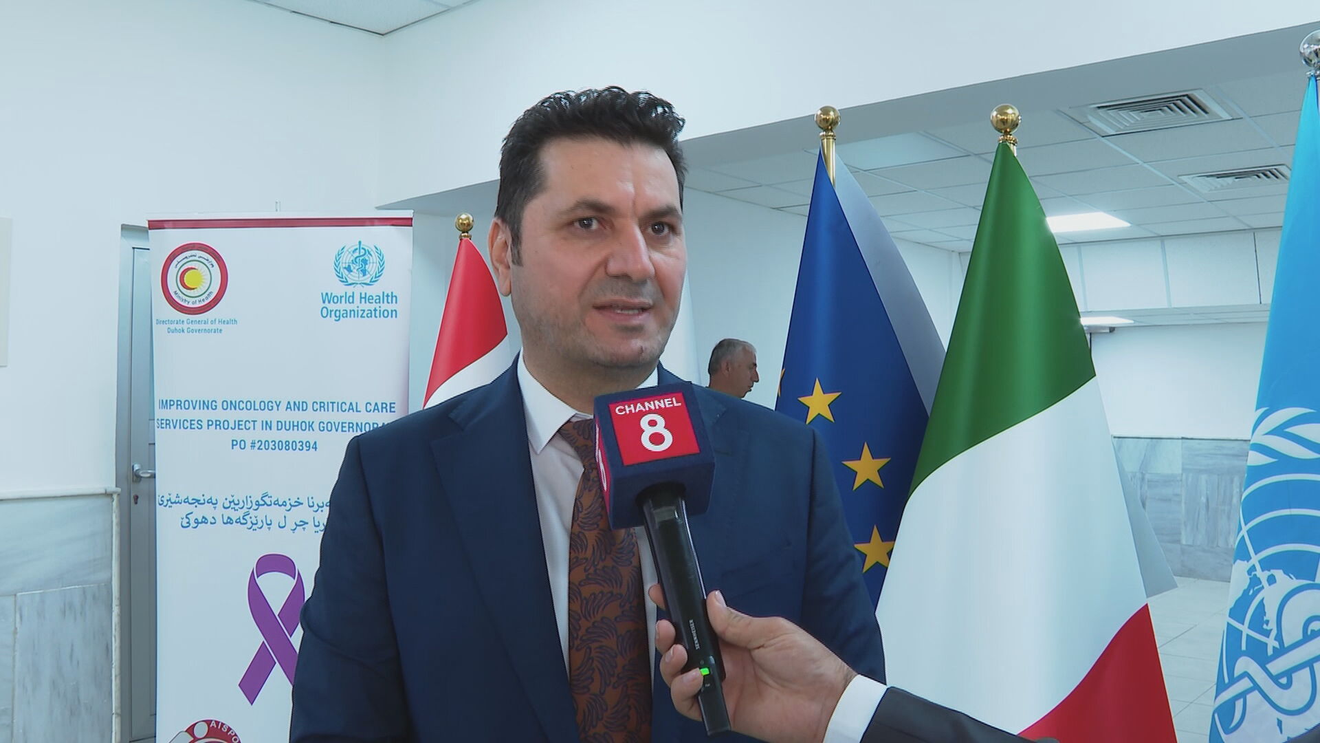 Chakdar Ahmed, director of the Duhok Cancer Hospital. 