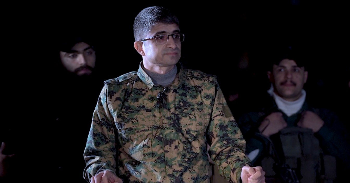 Farhad Shami, the spokesman for the Syrian Democratic Forces (SDF), speaks during an interview with Channel 8 on 17 February 2026. Photo: Channel8


